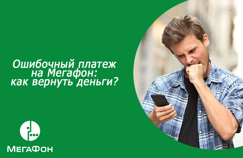 Ошибочный платеж на Мегафон: как вернуть деньги?